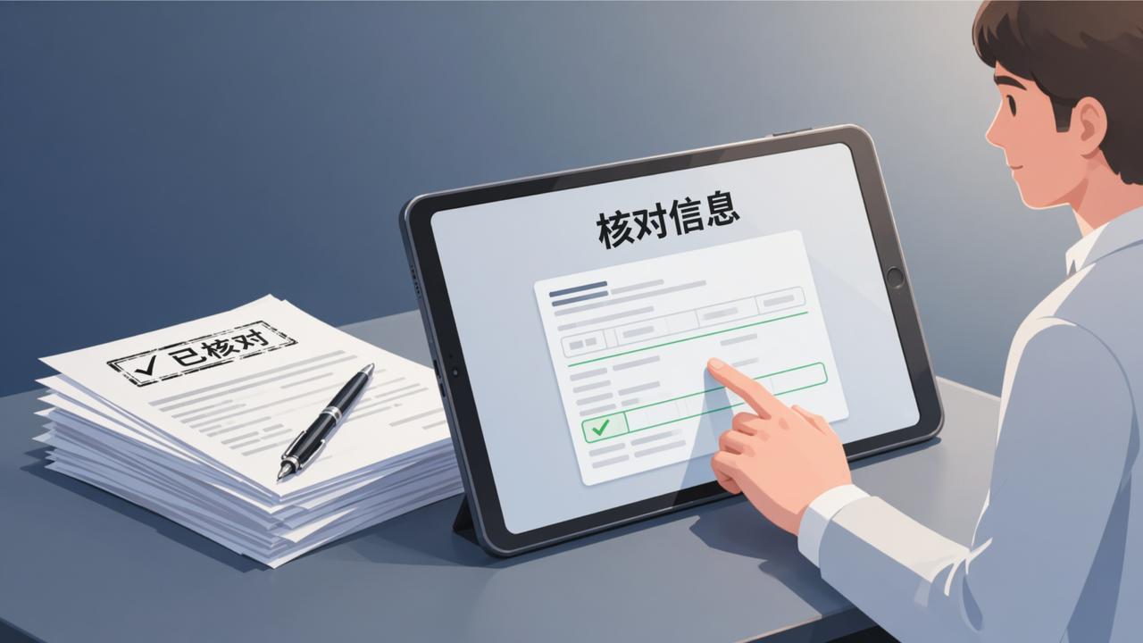 核对信息小程序：用核对信息后，我再也不怕填错资料来不及改了