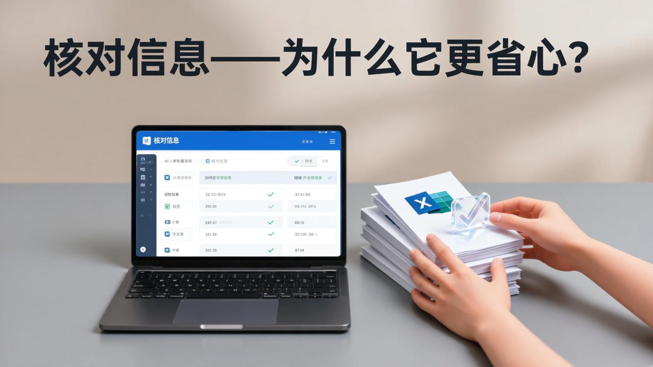 核对信息与其他同类工具相比的优势