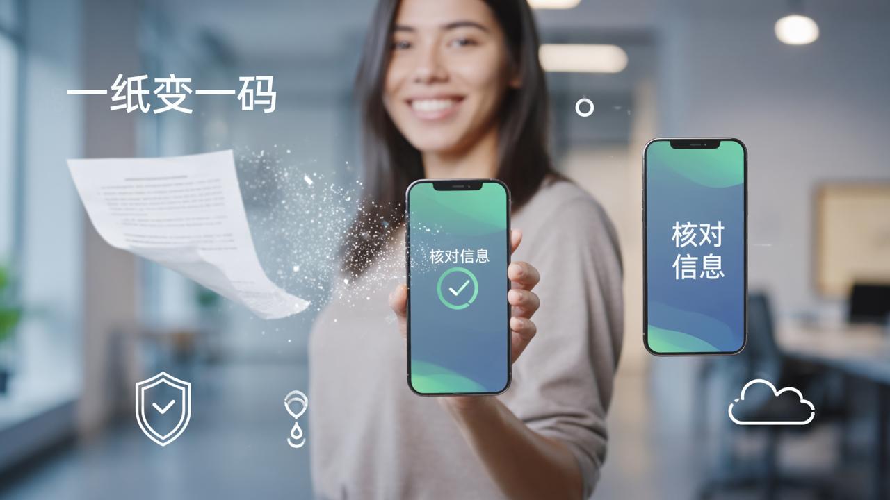 才发现核对数据不用跑来跑去签字了，核对信息扫码确认结果随时可查