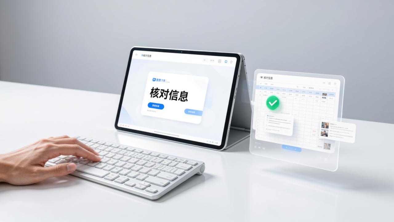 核对信息免费的软件