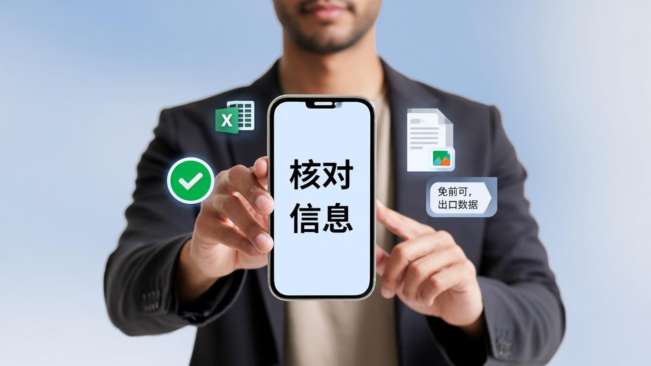 信息核对系统太贵买不起？核对信息免费，扫码即核留痕导出全都有