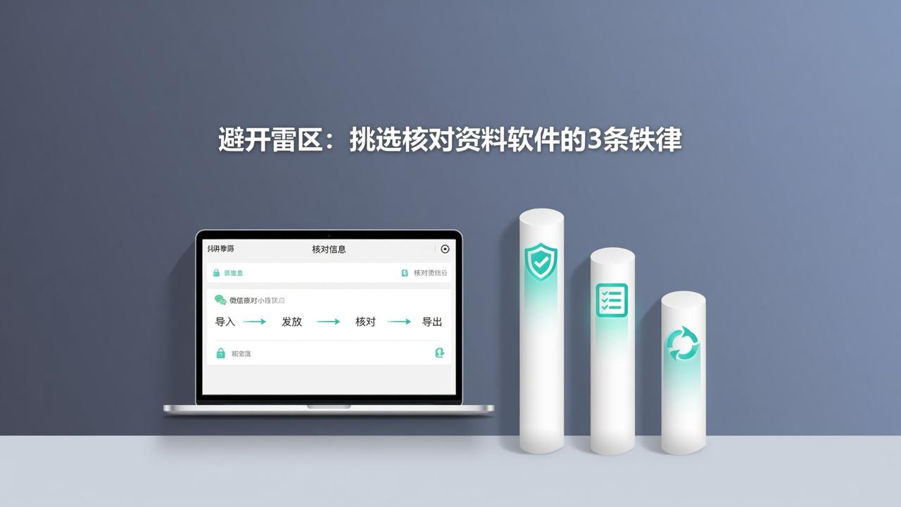 避开雷区：挑选核对资料软件的3条铁律