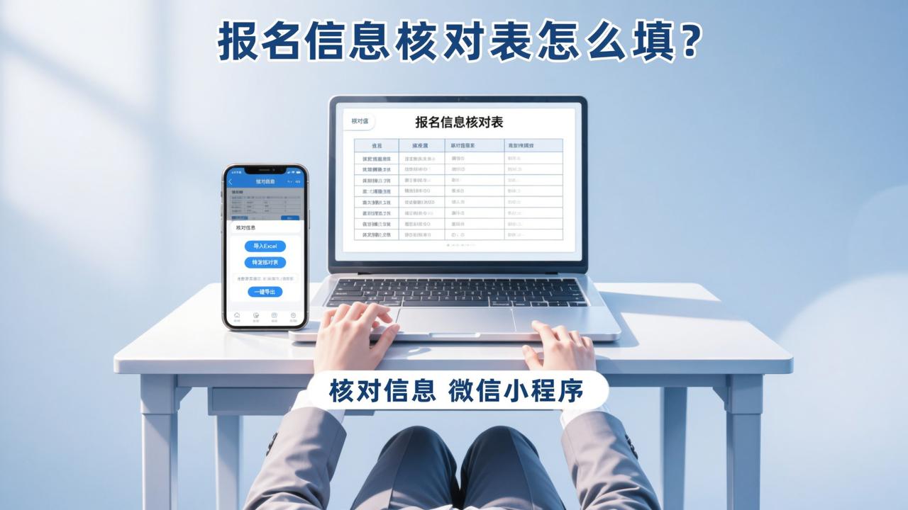 报名信息核对表怎么填？在线核对工具的报名场景功能对比