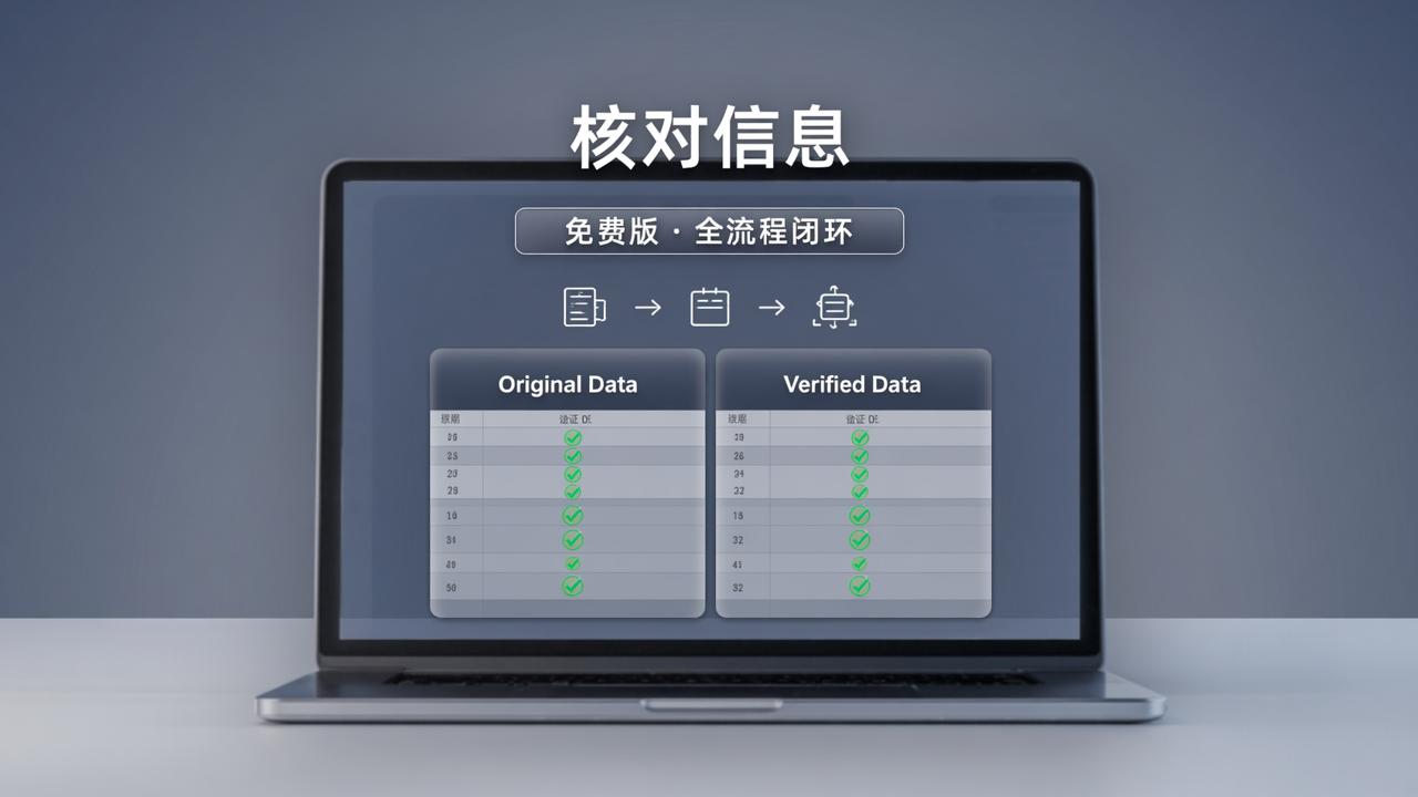 免费的核对信息软件够用吗？免费版功能对比
