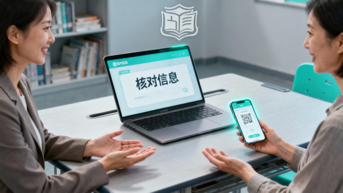 学籍信息核对用什么软件？「核对信息」批量导入名单，家长扫码核对