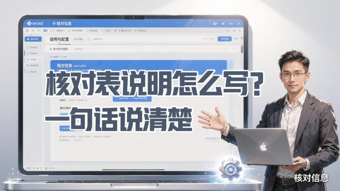 核对表说明怎么写？「核对信息」添加核对说明+填表咨询电话，通知更清晰