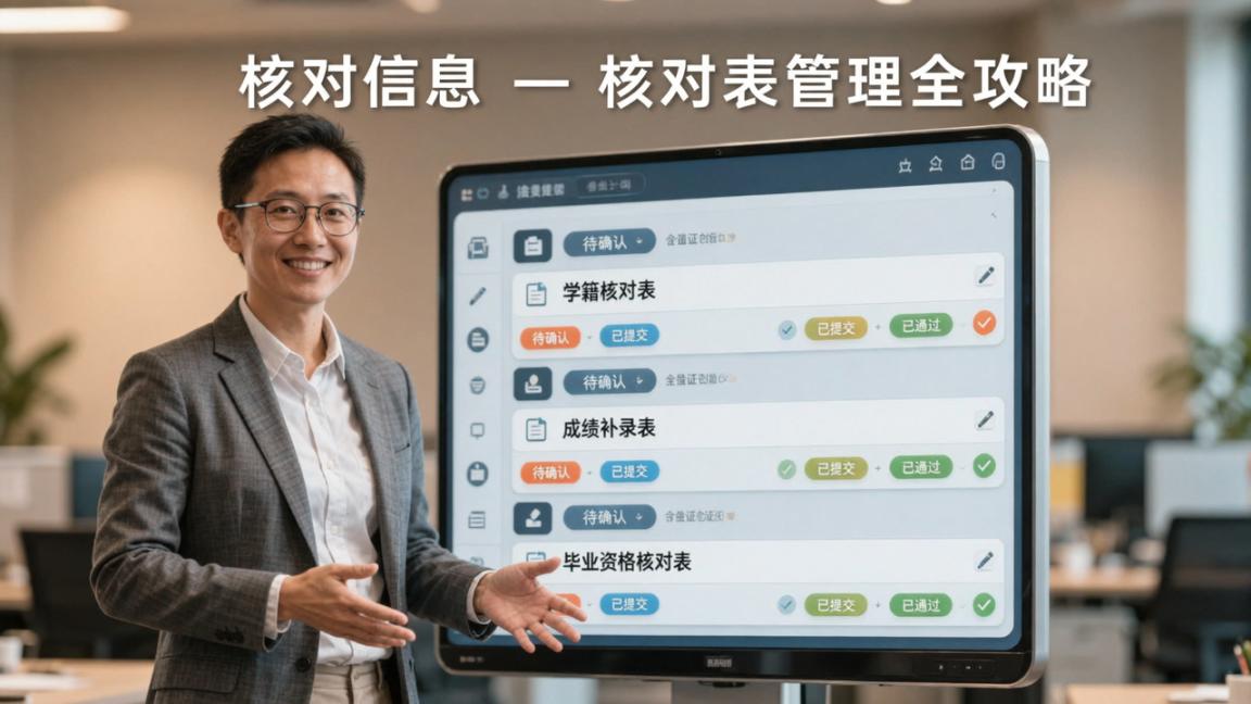 核对表怎么管理？「核对信息」核对表名称修改+数据修改+状态管理全攻略