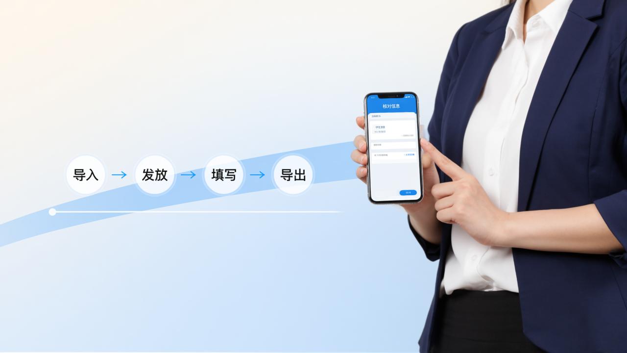 核对表怎么发放给用户？「核对信息」发放核对表模板，扫码即填互不查看