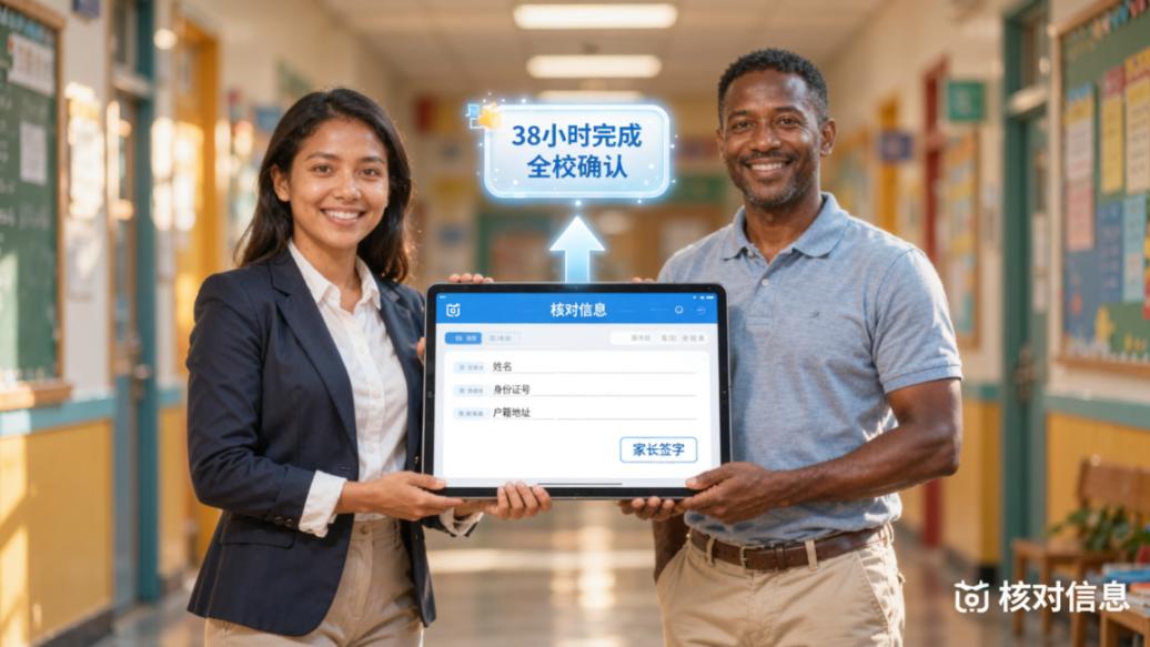 新生学籍信息要家长签字确认？核对信息，扫码核对签字一键搞定